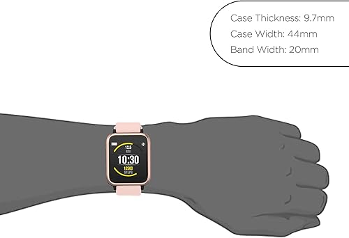 Miniatura 5 de Q7 Smartwatch Fitness Tracker con correas intercambiables, pantalla táctil, compatible con iPhone Android (1.732 pulgadas), 900006R-18-P04