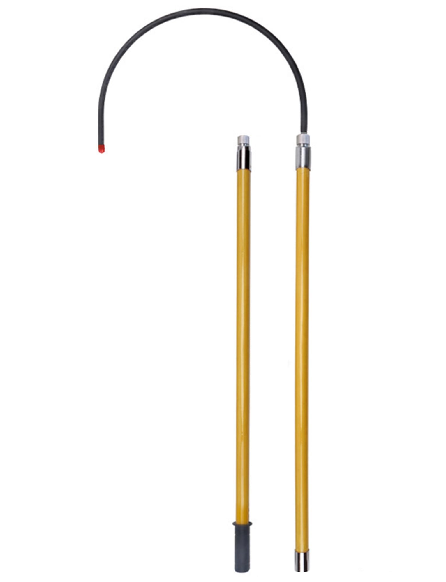 Gancho de rescate aislado de 200 cm con poste desmontable amarillo 7