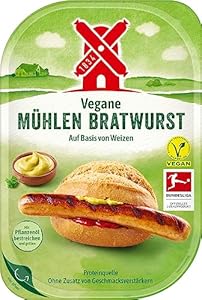 Rügenwalder Mühle vegane Mühlen Bratwurst, 180 g
