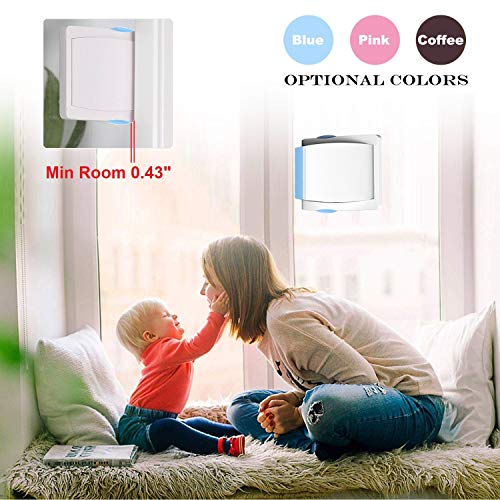 Sliding Glass Door Child Lock - Okefan 4 Pack Baby Safety Slide Window Locks For Kids Proof Patio Closet Doors No Drilling Tools Needed (Blue) #TOP6