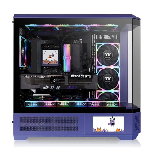 Image of Thermaltake View 600 TG 6.0 Inch LCD Screen Panel Kit; LCD and Panel; 1480x720p; TTRGBPlus 3.0 Supported; Type-C to USB (9-Pin);