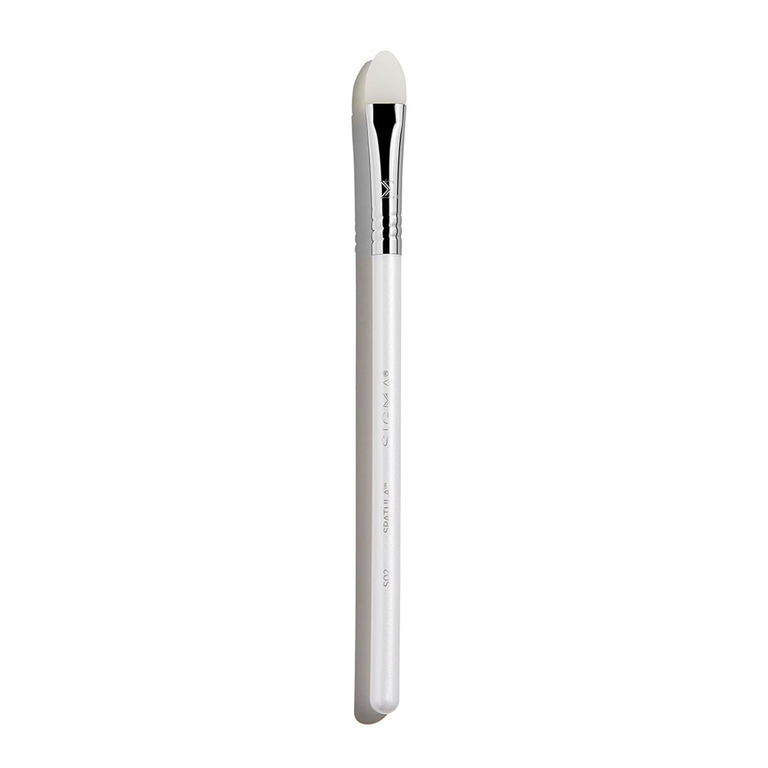 Sigma Beauty S02 Spatula Skincare Brush – Silicone Skincare Tool for Applying Skincare Products to Face and Skin, Face Mask Brush Applicator for Creams, Serums, and Masks (1 Pc)