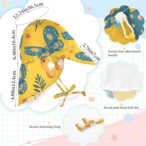 Toddler Beach Hat Toddler Boy Hat Girl Sun Protection Adjustable Beach Essentials4