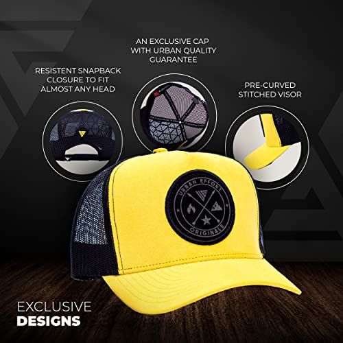 Image of Urban Effort Trucker Hat for Men & Women, Mesh Back Baseball Cap, 5 Panel