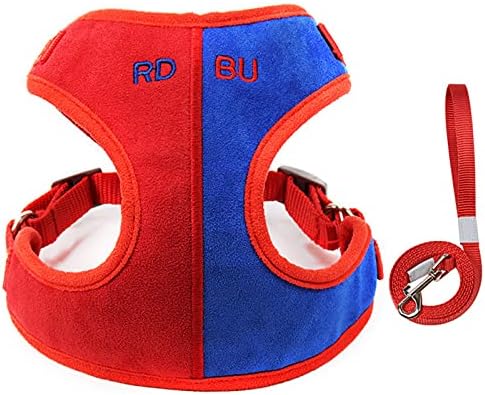 PETCARE Puppy Dog Harnesses for Small Dogs Kitten Cat Leash and Harness Set No Pull for Walking Escape Proof Easy Walk French Bulldog Chihuahua Mesh Pet Dog Vest Harness