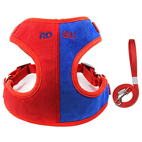 PETCARE Puppy Dog Harnesses for Small Dogs Kitten Cat Leash and Harness Set No Pull for Walking Escape Proof Easy Walk French Bulldog Chihuahua Mesh Pet Dog Vest Harness