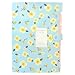Nydotd Floral Printed Accordion File Folder for A4 Letter Plastic Expanding Document Folders Organizer, 5 Pockets (Blue)