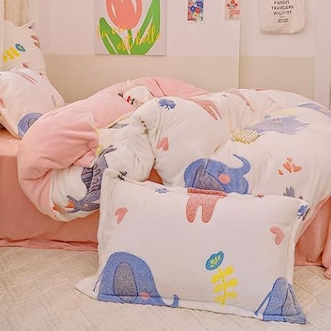 CinYana Elephant Kids Pillowcases - 2 Pack Cover