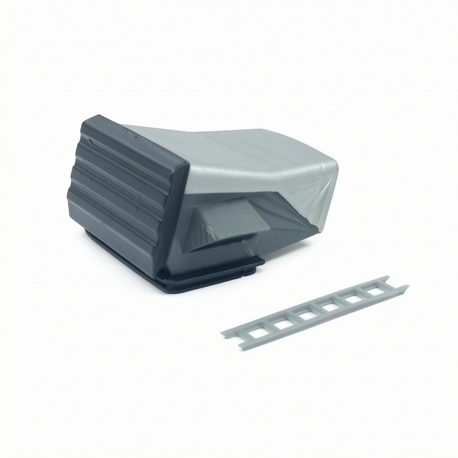 with Ladder Rooftop Tent Model Slanted Cover Folded Tent Unit Ribbed Car Scene Accessory Foldable for Rugged-Road, 1-64 Scale-image-42
