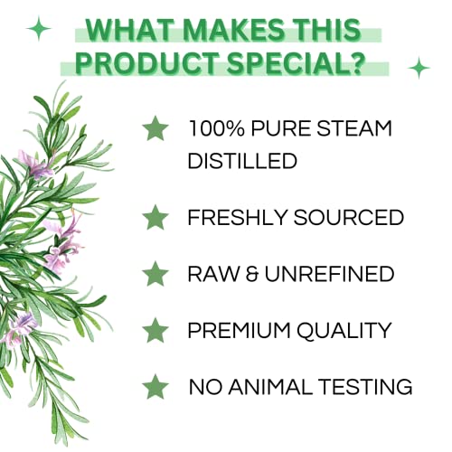 Image of Rosemary & Lavender Essential Oils Combo Pack Of 2 (15 ml each) | 100% Pure, Natural & Undiluted | Hair Fall, Acne, Fine lines & Aromatherapy