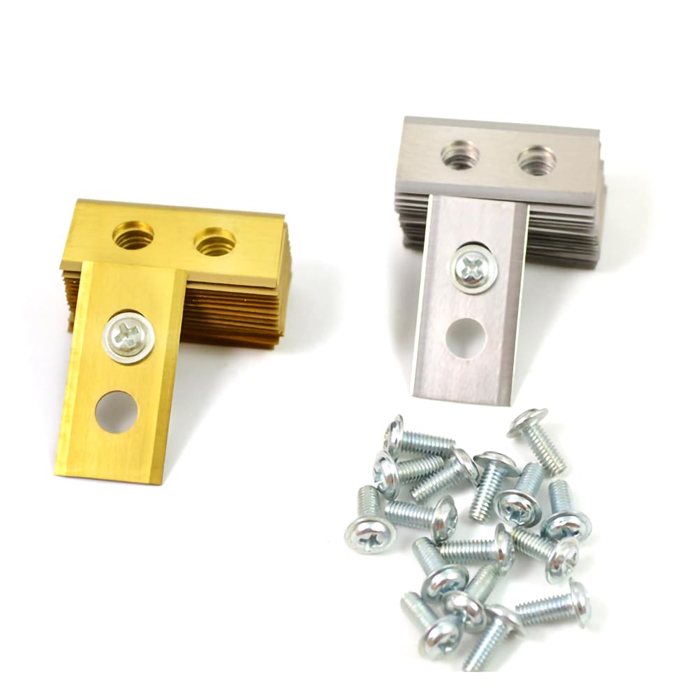 30 cuchillas de acero inoxidable para cortacésped Worx Landroid Lanmower (plata)