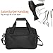 Barber Carrying Bag, Large Capacity Professional Hairdressing Hair Equipment Salon Tool Messenger Bag Travel Storage Case, 13.8 x 7.9 x 9.4inch