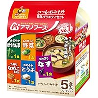 Amazon.co.jp: アサヒグループ食品 いつものおみそ汁 5食バラエティ