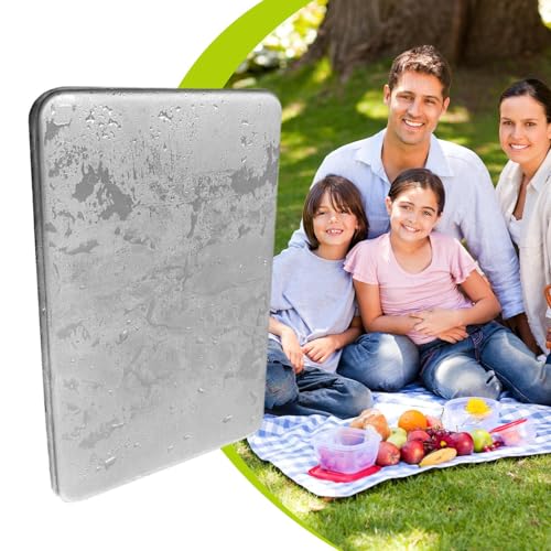 Pack de refroidissement en acier inoxydable pour glacière et pique-nique - 4