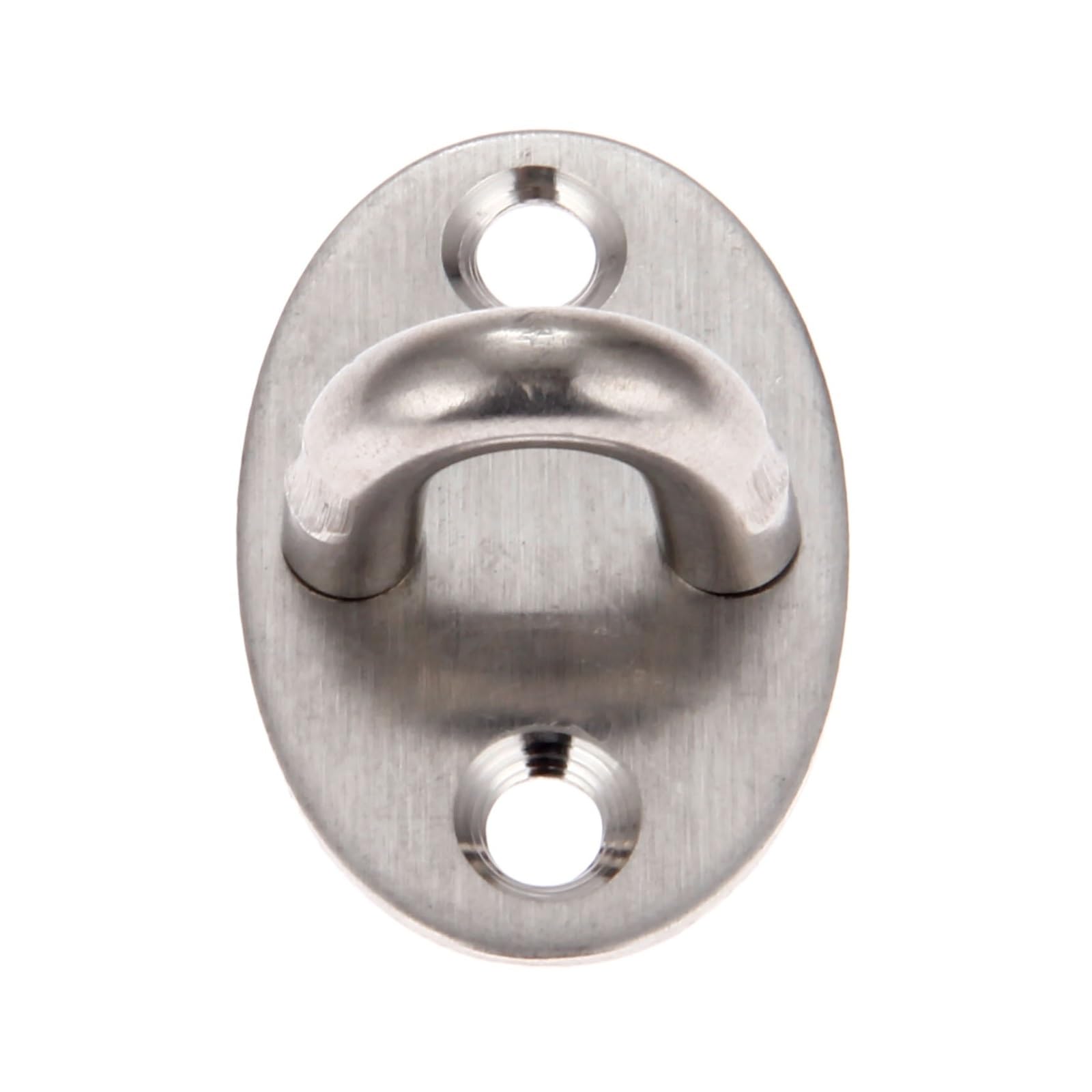CNfhFRY Eye Hooks， 1pc Stainless Steel U Shape Eye Plate Wall Ceiling Hanger Lock up Hook for Fan/Chandelier(M)