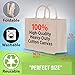 HOMELY CONNECT Canvas Grocery Bag For Groceries Market Bag Reusable Shopping Bags Washable Heavy Duty Cloth Grocery Bags With Handles