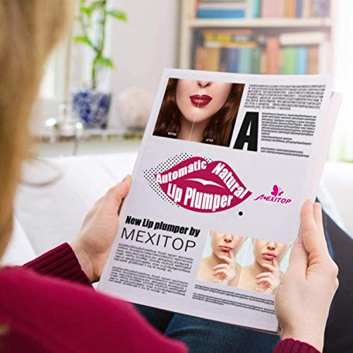Lip Plumper - Lipzuiger Booster automatisch, intelligente bediening (tijd, zuigen), digitale weergave, opladen via USB, staand design, lippenvulling voor lippen make-up (bonus-sponspad inbegrepen) - Image 4