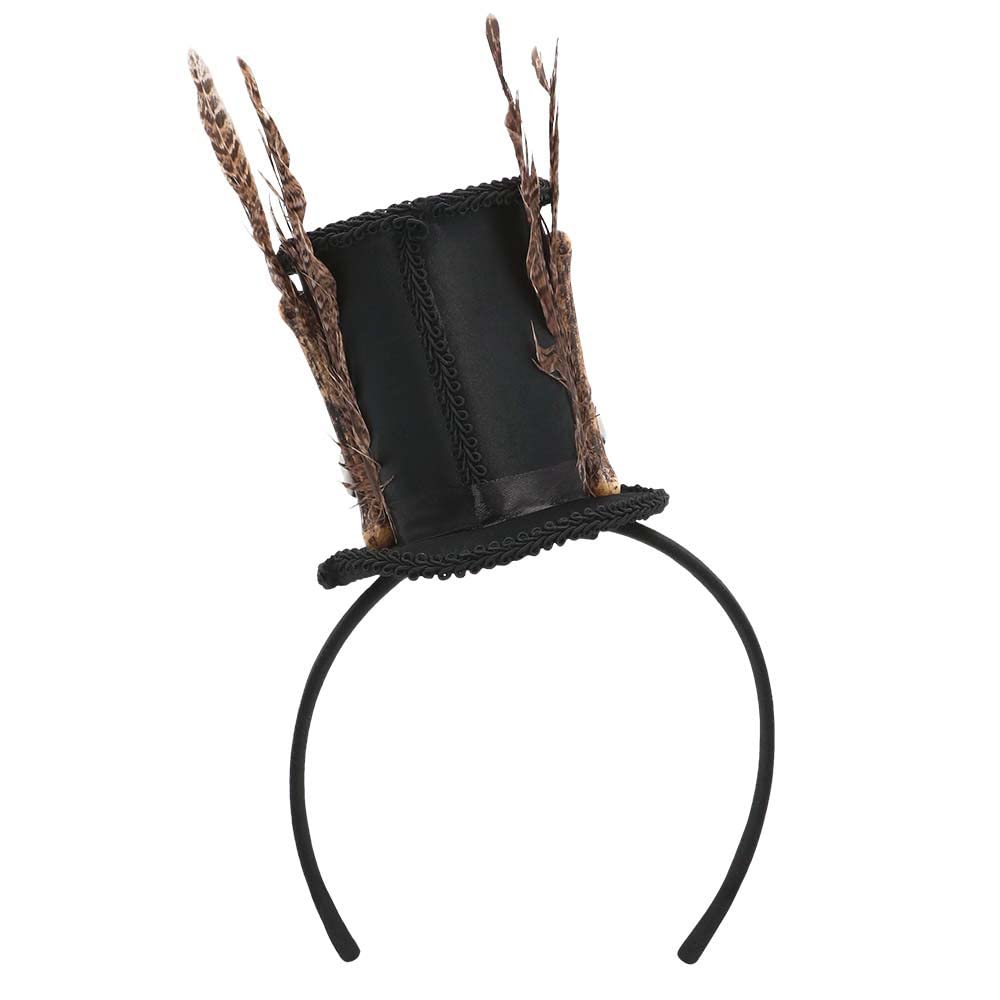 Boland 72278, Tiara Voodoo Headband with Mini Hat and Skull, Mami Wata, Miracle Healer, Headwear, Accessory, Halloween - Image 4