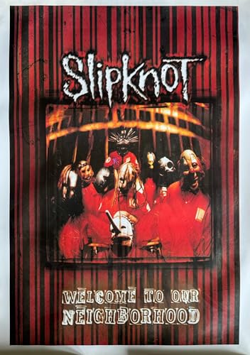Affiche Slipknot Welcome To Our Neighborhood Poster 55X80Cm pour Personnaliser un Mur Blanc