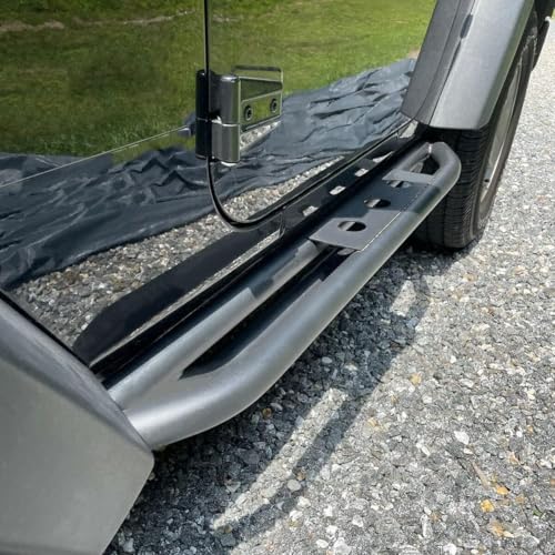Estribos laterales para Jeep Wrangler JK 2007-2018 negros miniatura 7