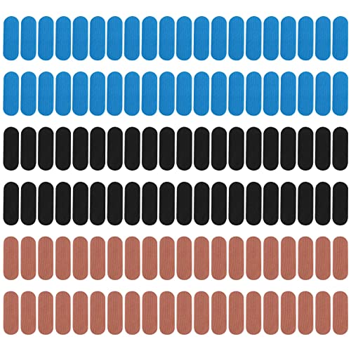 Kqcibz 120 Pcs Bowling Tape Bowling Thumb Tape Bowlers Tape Flex Bowling Finger Tape Elastic Bowling Thumb Protector,A, Blue&Black&Brown
