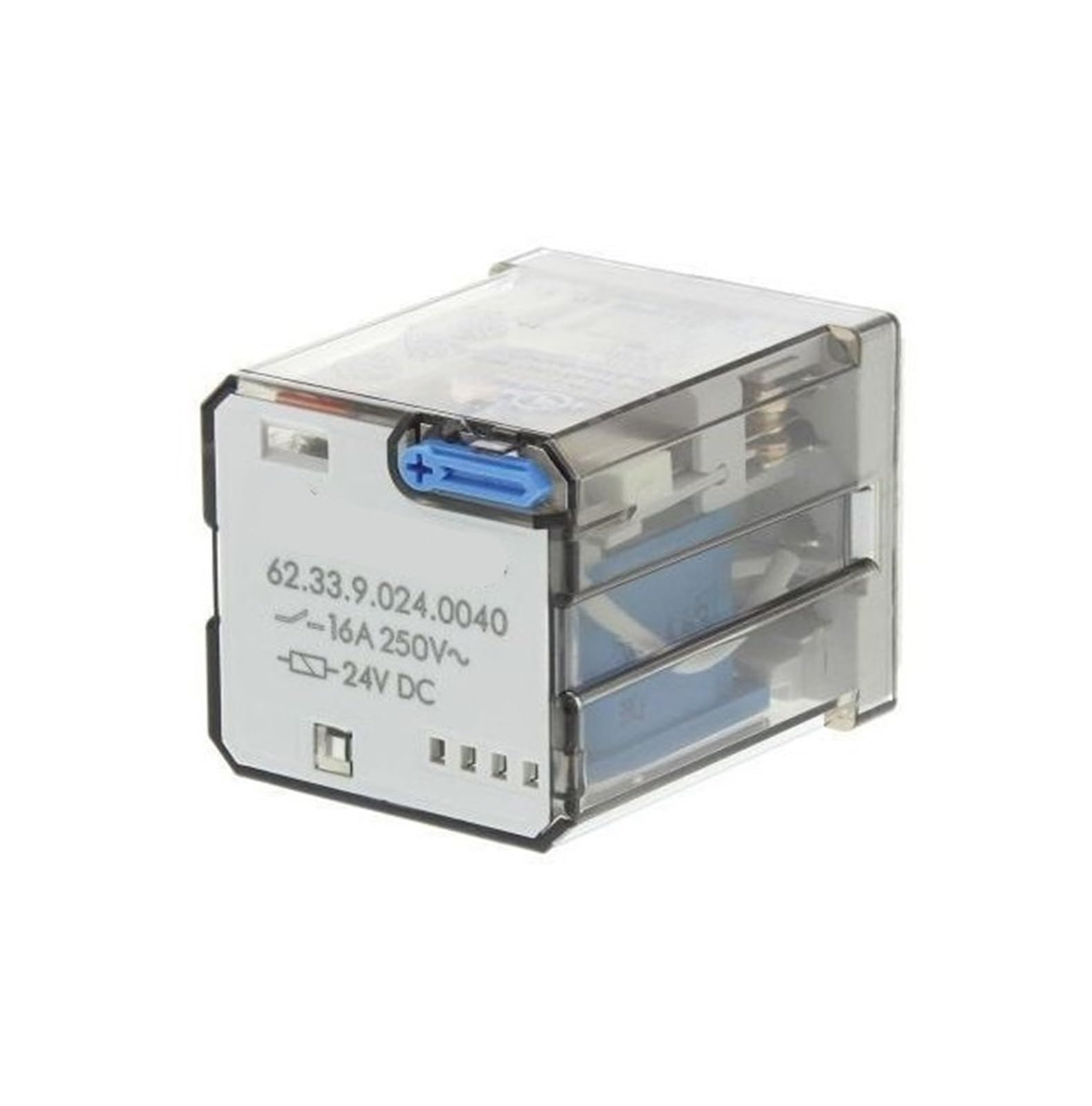 Relais 62.33.9.024.0040 haute puissance commutable sur embase rail DIN 92.03
