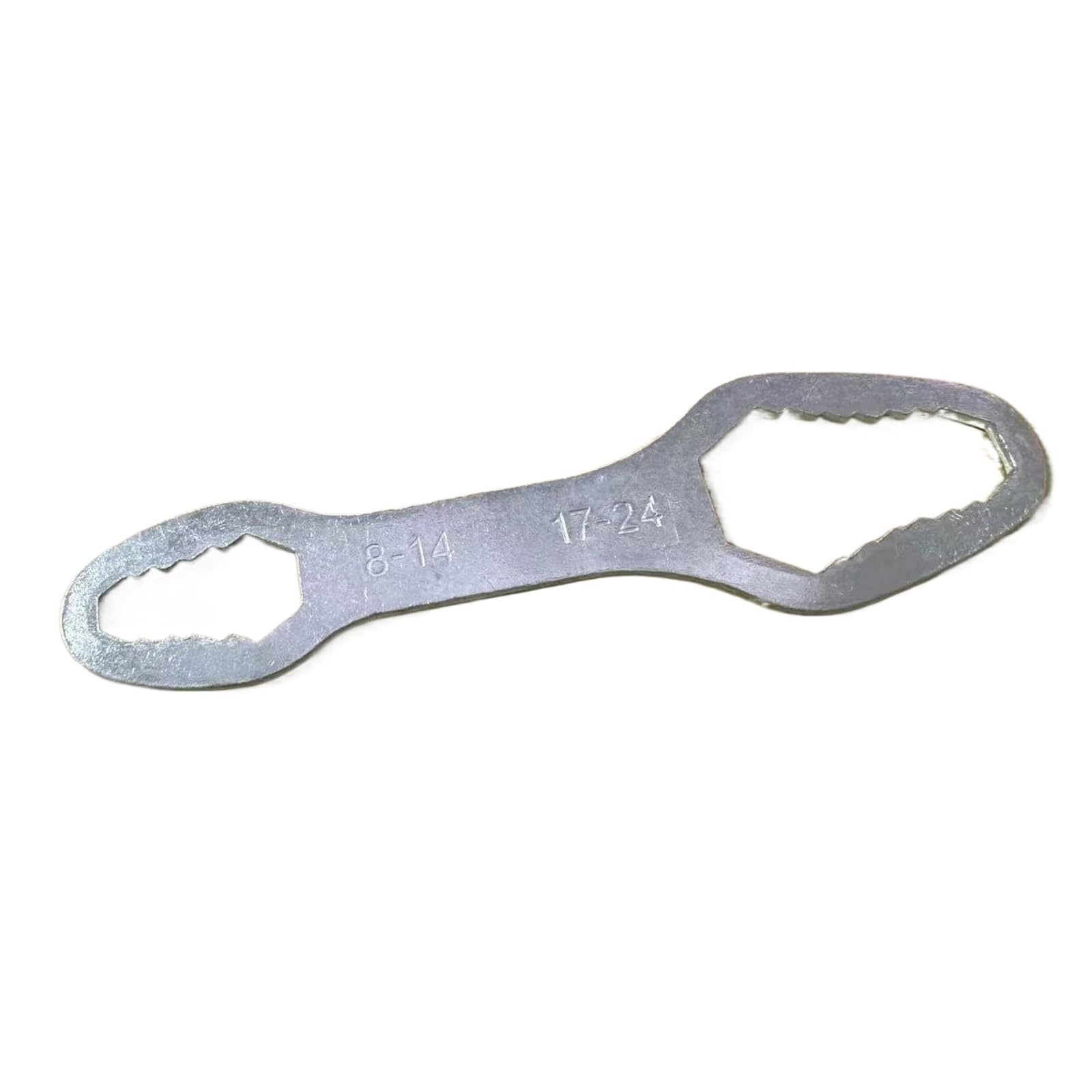 Lajhdcg Silver-155Mm 8-24Mm Universal Torx Wrench Self-Tightening Adjustable Wrench Board Double-Head Torx Spanner Hand Tools For Factory(Silver-155Mm)