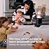 Baby Brezza Fast Baby Bottle Warmer - Baby Milk + Breastmilk Warmer Defroster 2 Unique Temperatures for Breastmilk + Formula - Universal Fit for All Bottles, Bags + Jars