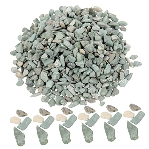 SUPVOX Miniature Kit for Realistic Gray Stone Landscaping Rocks Fake Rocks for Railways 1 Bag of Stone Decor