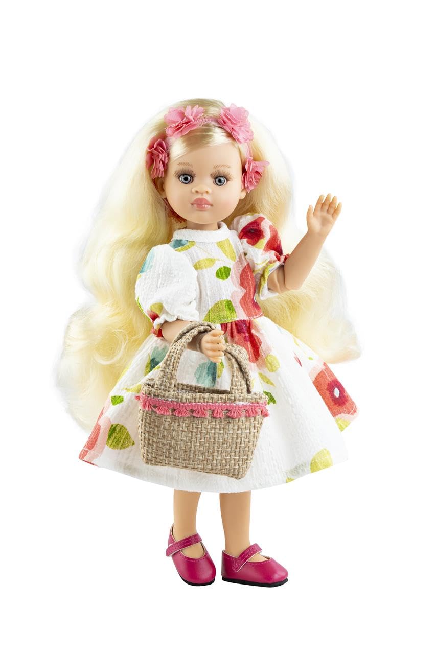 Paola Reina pop Nora 32 cm pioenroos kleurrijk (13205