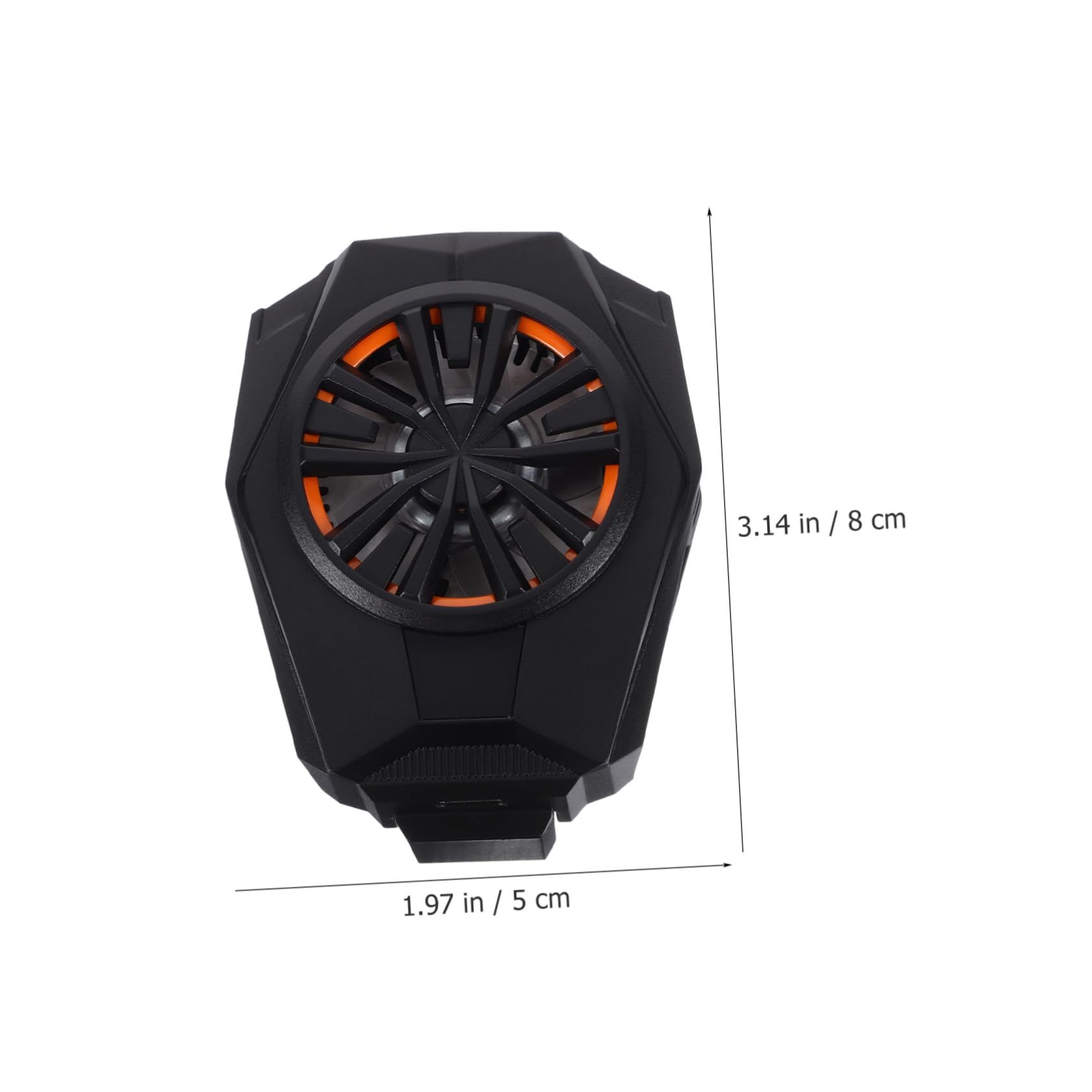 Raffreddatore Semiconduttore per Telefono, Ventola Silenziosa Nero | Supporta Telefoni 4-6, 7 Pollici, Abs e Pc, Compatibilità Ampia, per Gaming su Mobile