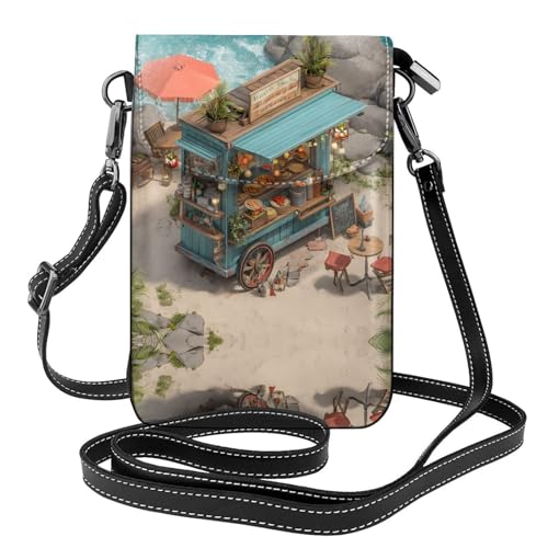 Sac bandoulière cuir téléphone portable léger pour libérer vos mains en voyage et marche