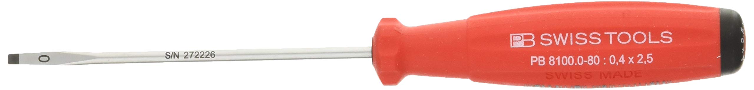 PB Swiss 8100/0 Slotted Screwdrivers