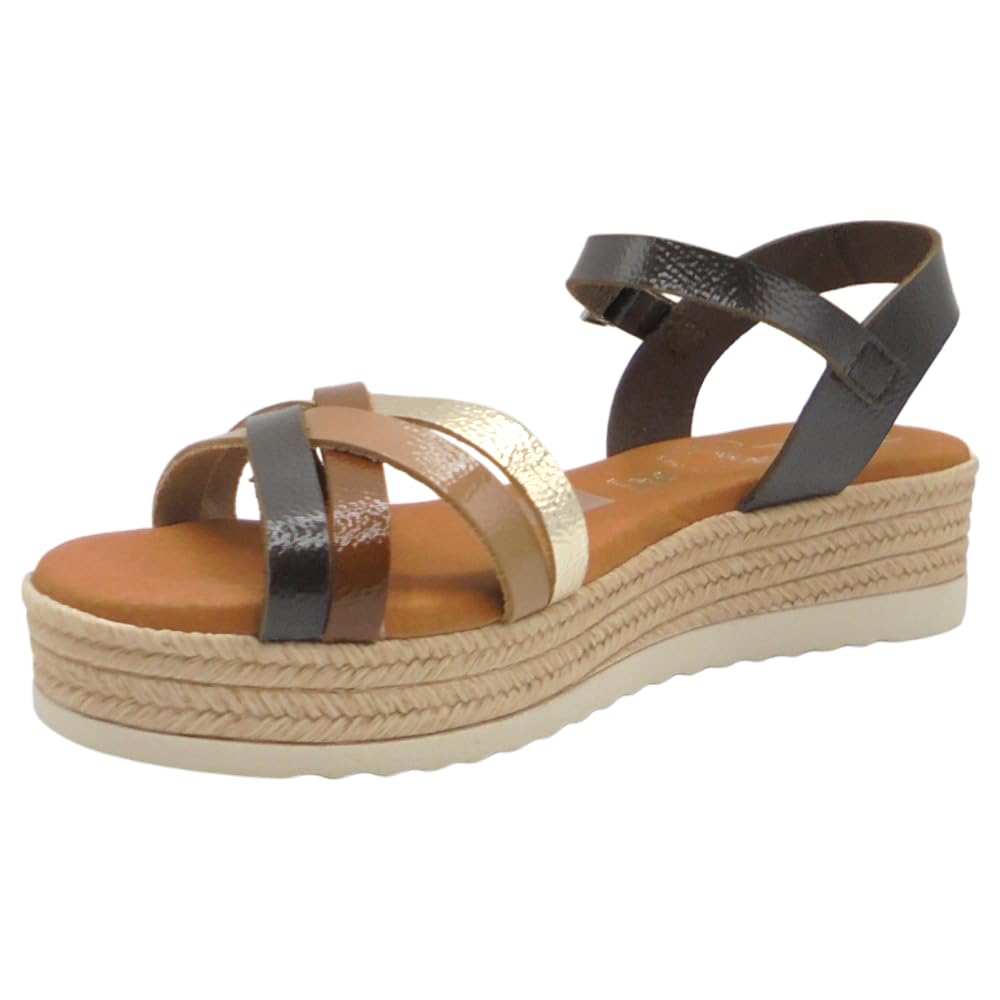 Oh! My Sandals - 6010 Zara Sandalias de Mujer cómodas con Plataforma Ligera y Plantilla Gel, Fabricadas en españa para: Mujer