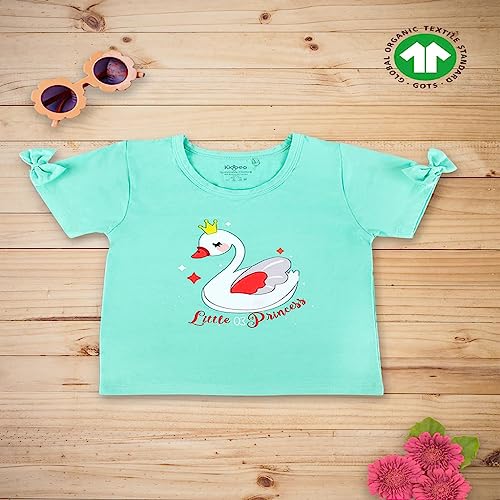 Image of Kidbea Baby Boys 100% Bamboo Soft Cotton Half Sleeve T-Shirt Multicolor