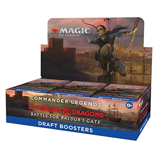 Magic: The Gathering Commander Legends: Battle for Baldur’s Gate Draft Booster Box | 24 Packs (480 Magic Cards)