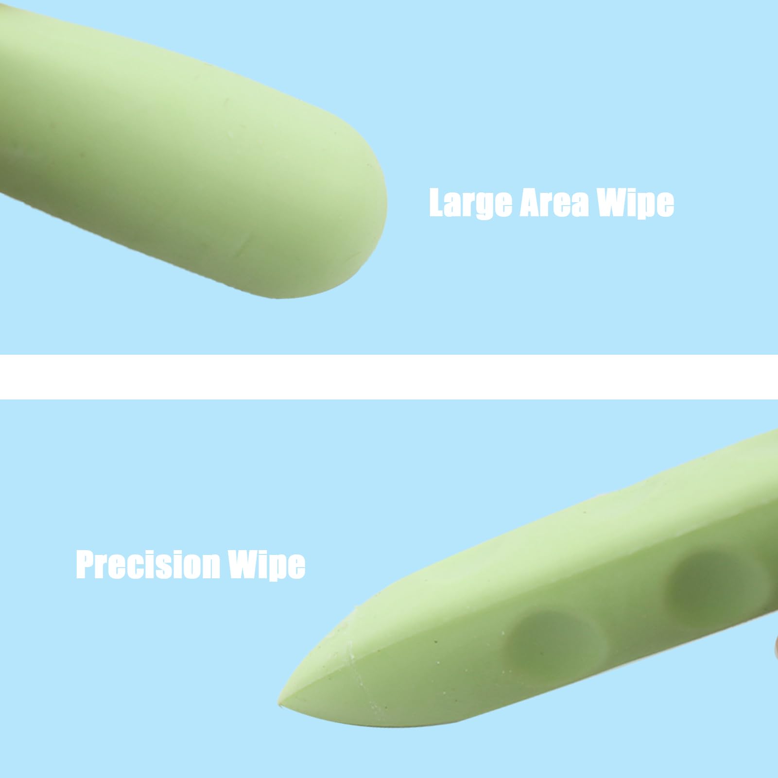 Gomme Da Cancellare Multicolore - 3 Pezzi, Forma Triangolare 10x1.5cm, Per Scuola E Ufficio - Foto 3