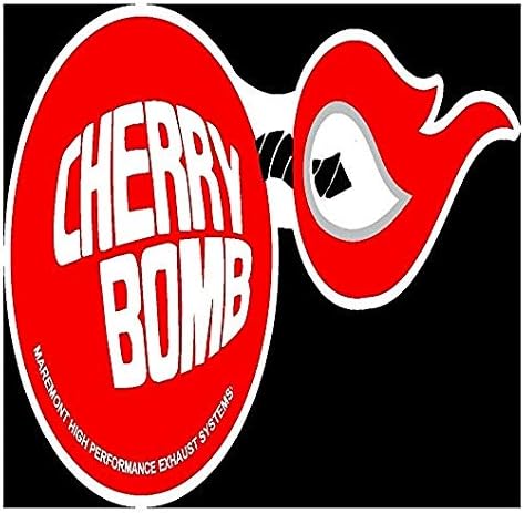 Juego de 3 calcomanías impresas de Cherry Bomb Maremont Exhaust Old School Hot Rod Muscle Car Performance - Adhesivo gráfico – Adhesivo para