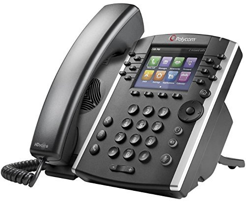 image for Polycom VVX 400 Series Business Media Phone POE (Power Supply Included