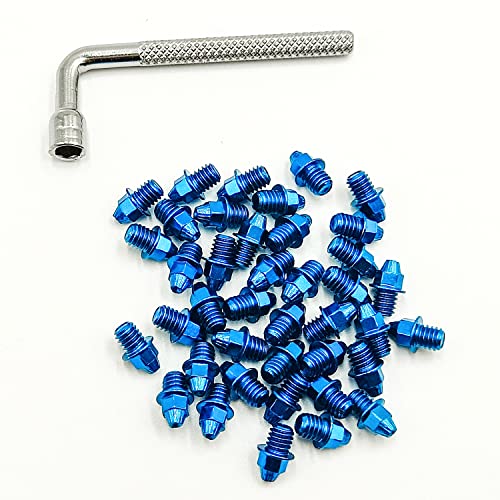 ONIPAX Bike Pedal Bolts Screw M4 x 7mm 40 pcs/Bag with 1 Wrench