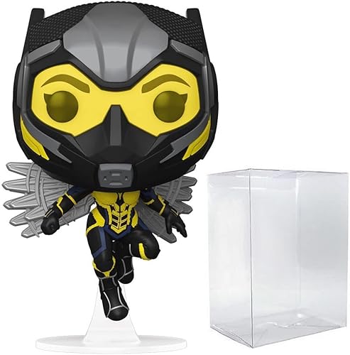 POP Marvel: Ant-Man and The Wasp: Quantumania - Figura de vinilo de Wasp Funko (con funda protectora de caja compatible), multicolor, 3.75 pulgadas