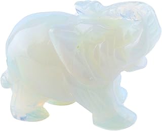 Kristall -Elefanten Jade Ornamente Glück Elefant Ornamente Heilung Kristallfiguren Statuen Für Dekorationsstatue Figur Handwerk