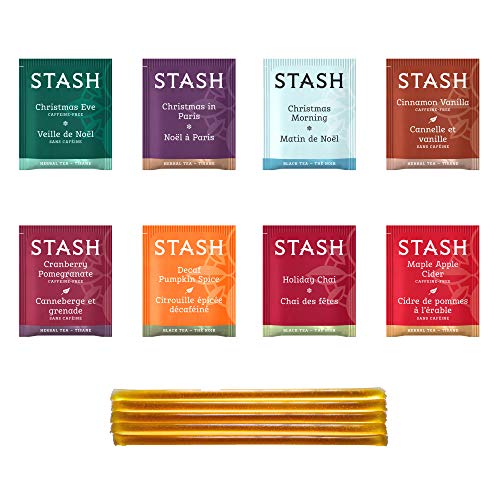 Stash Tea Holiday Flavor Sampler Gift Box (40 Count) #TOP1