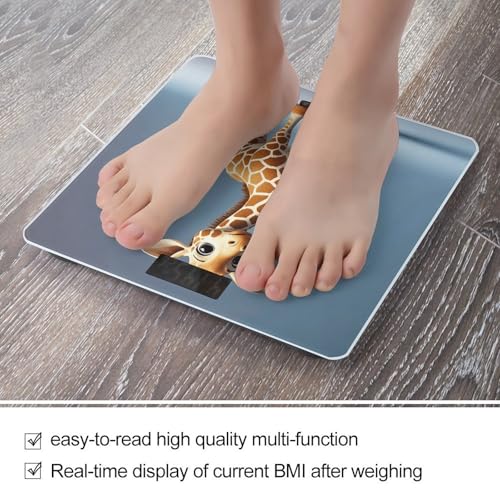 Báscula digital para baño Giraffe con vidrio templado miniatura 5