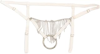 bnf Men's G-String Thongs String Metal O-Ring Underwear Bandage Swimsuit White | Clothing Shoes & Accessories | Mens Clothing | Underwear | 1 Piece Men Thong-picture-38