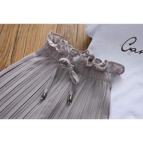 T-shirt à manches courtes enfant gris anti-irritation taille 32 - 5