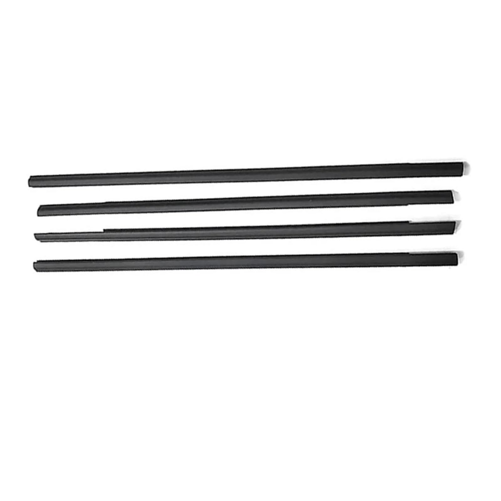 Trfbd One Color 4 Pcs Outside Windows Rubber Seal For Nissan For X-Trail T31 2008-2013 Window Glass Weather Strips 80821-1Da0a Rubber