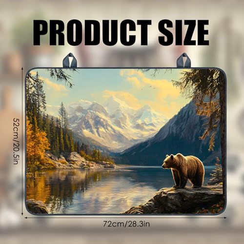 Image of Nuxovilar Mountain Lake Stove Cover Diatom Mud 20.47x28.34 In