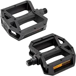 Pedal 9/16 plataforma nylon preto com esfera Gta