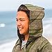 Authentic Baja Hoodie - Drug Rug - Mexican Poncho - Green (XXL)